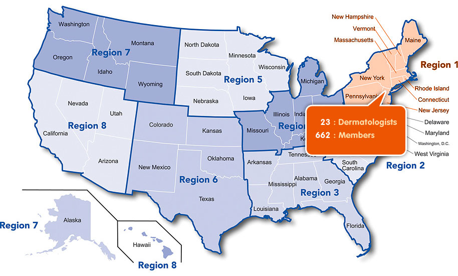 Regional Support Map