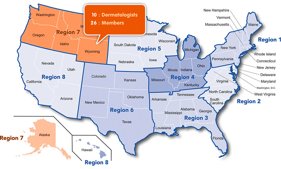 Regional Support Map