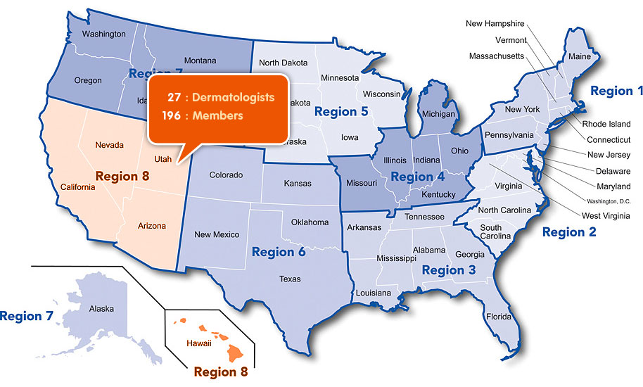 Regional Support Map